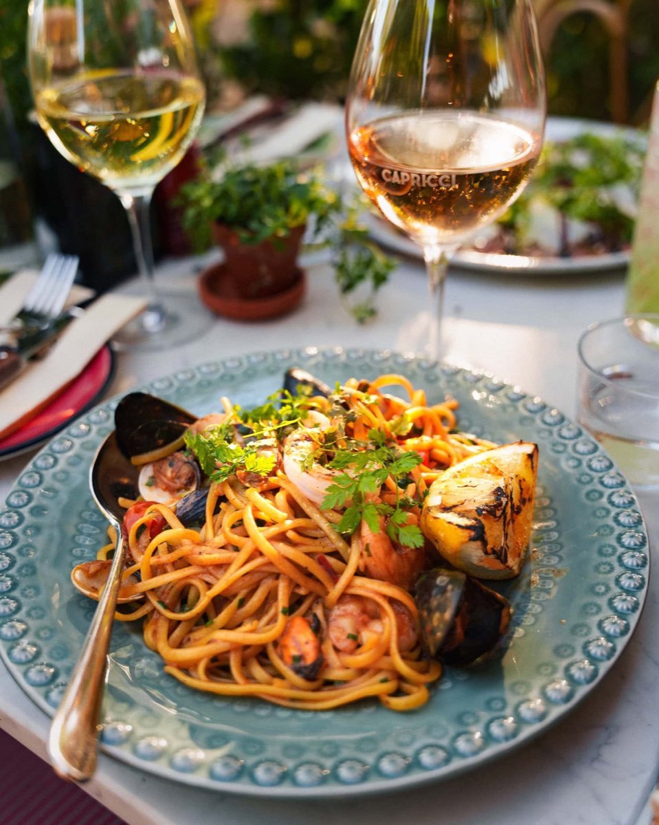 Uteserveringen på Capricci